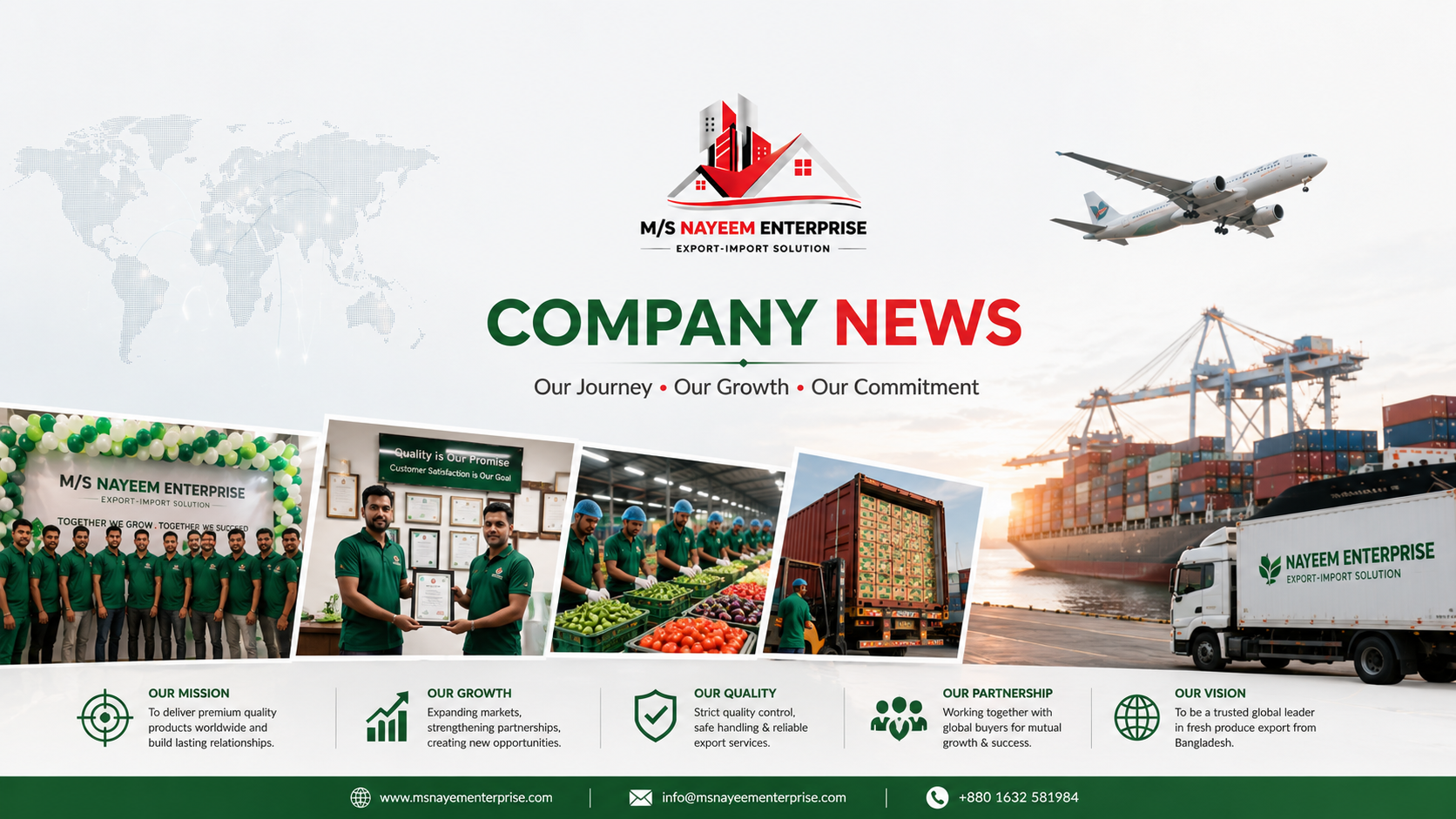 M/S Nayeem Enterprise Strengthens Its Focus on Global Trade &amp; Fresh Produce Exports